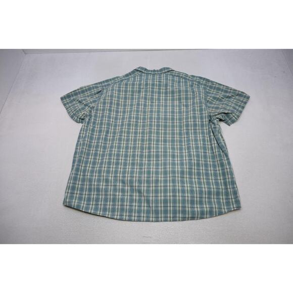 Columbia Omni-Shade Vented Fishing Shirt Plaid Short Sleeve Camping Mens 3XL - Picture 10 of 11